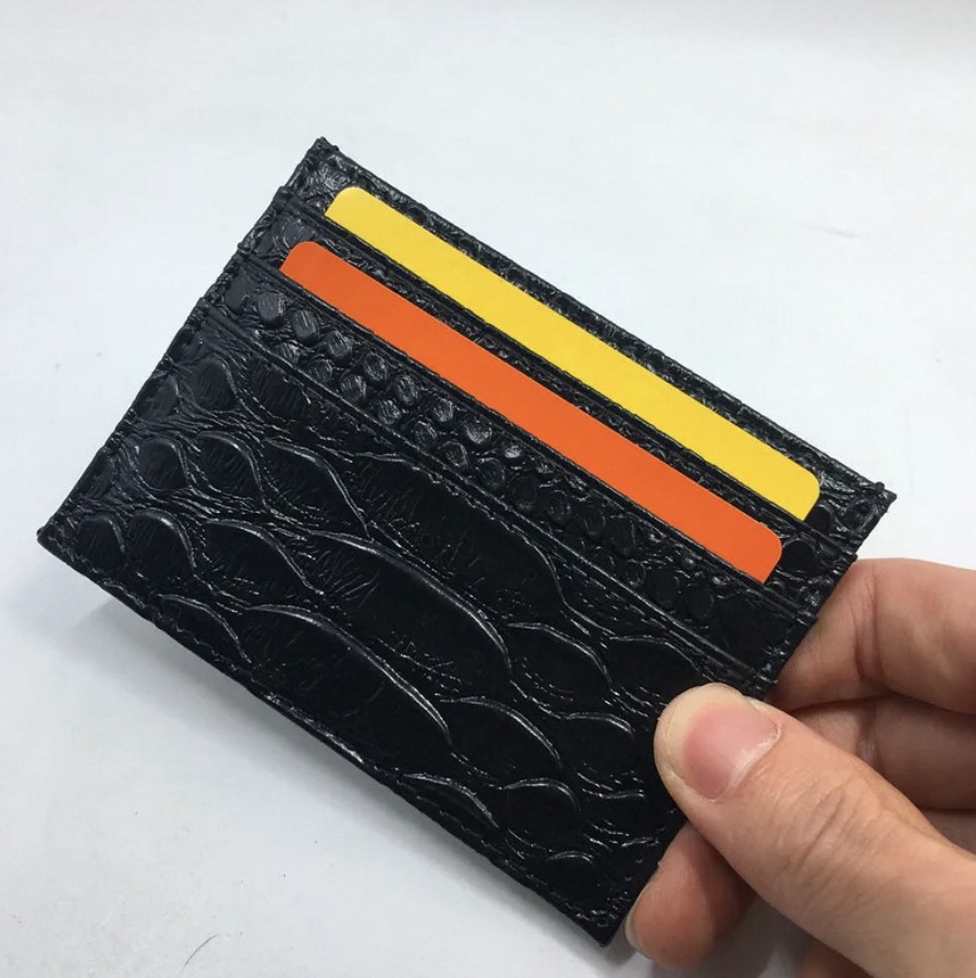 mens designer card holder