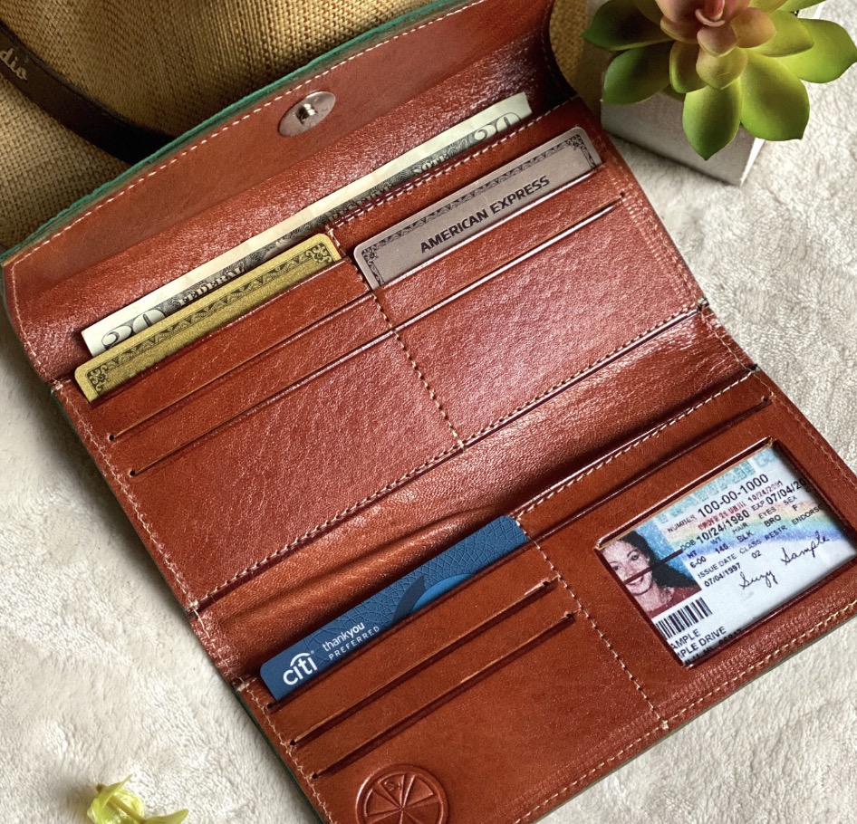 womens leather wallets