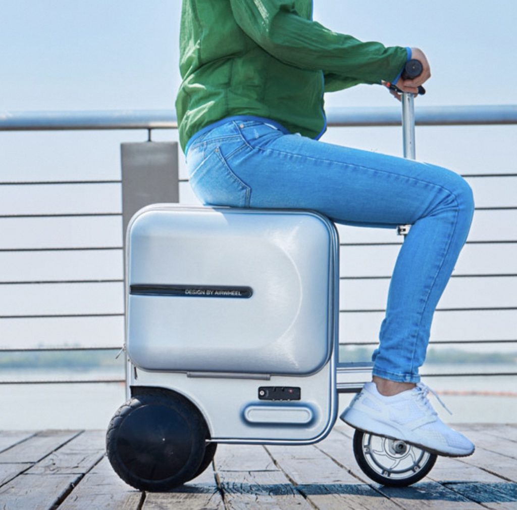 smart rideable suitcase