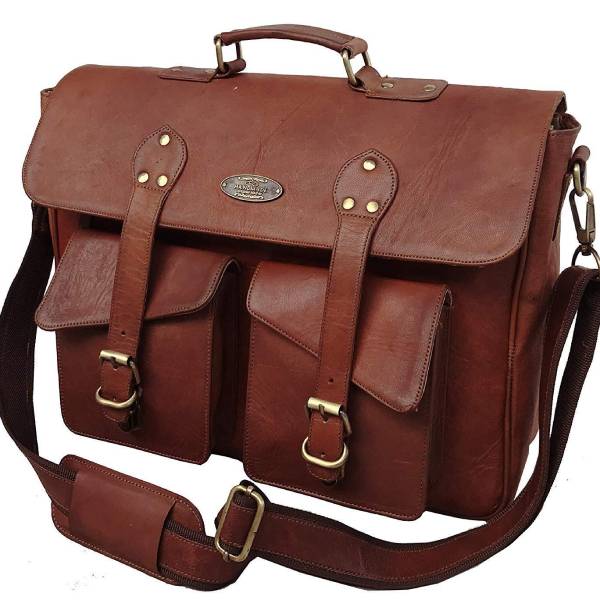 leather messenger bag