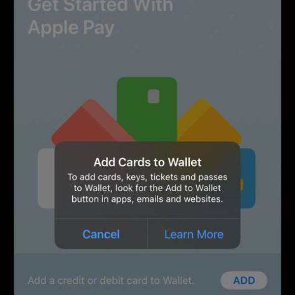 add to apple wallet not working