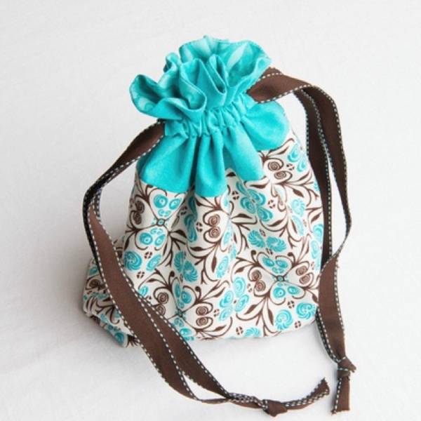 how to make a drawstring bag