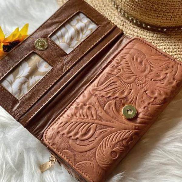 leather wallet for women