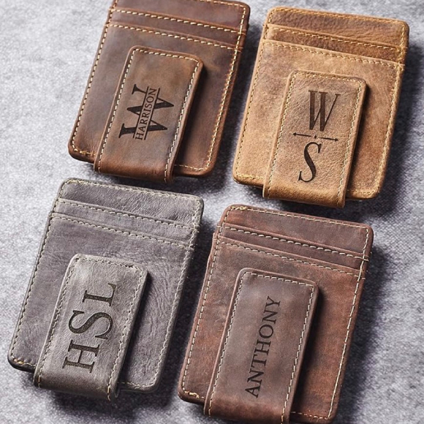 mens money clip wallet