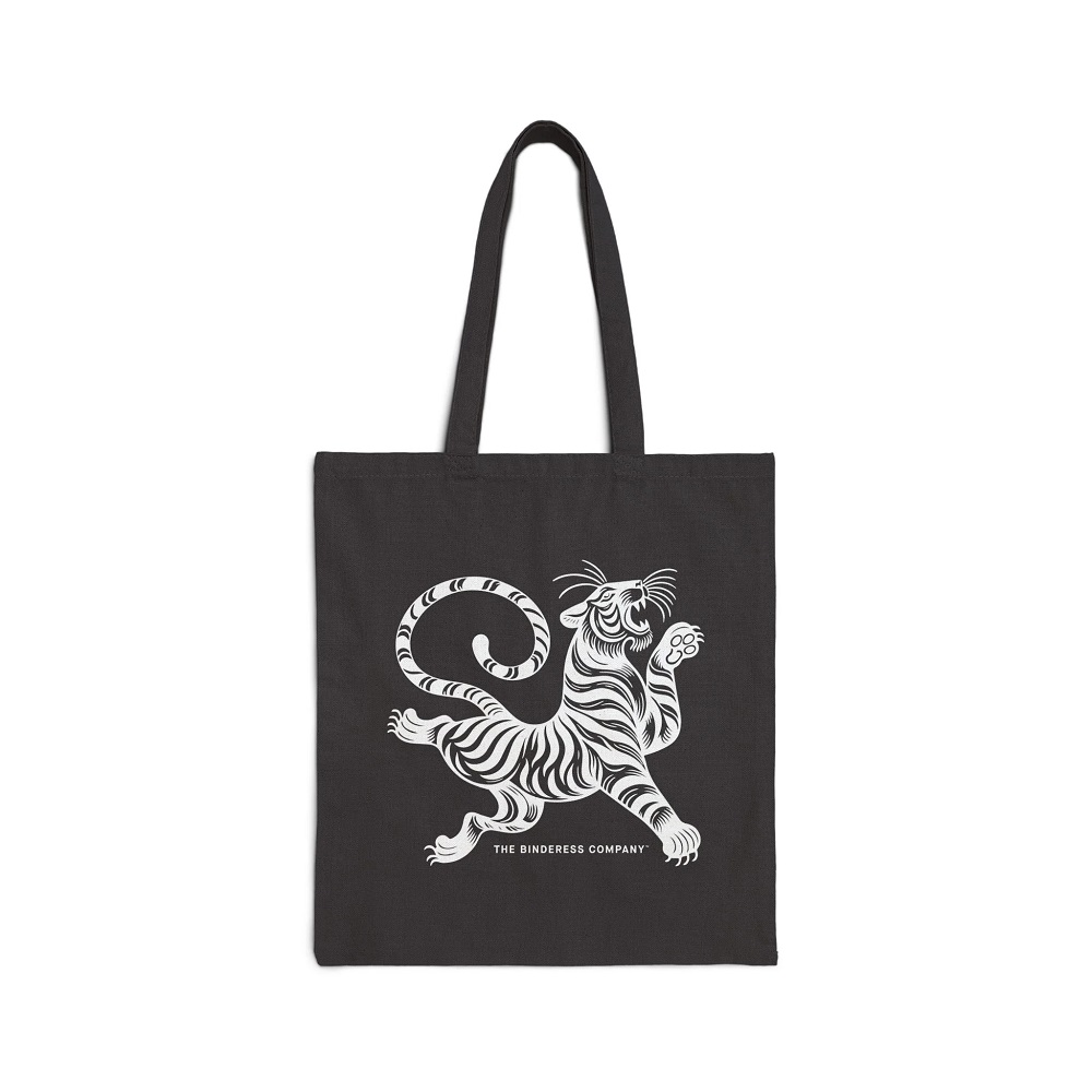 black tote bag