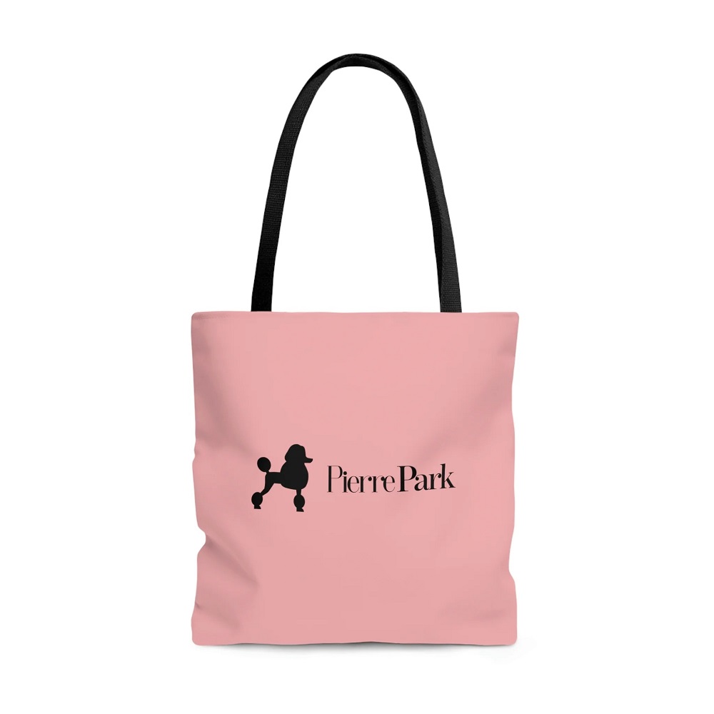 pink tote bag