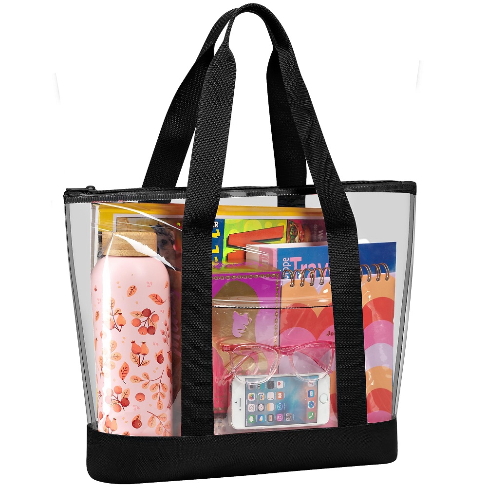 clear tote bag