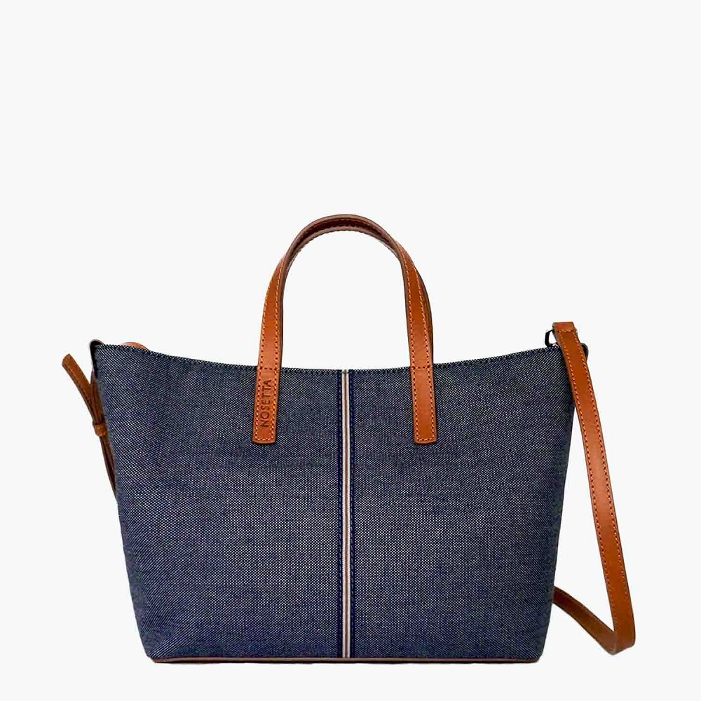 denim tote bag
