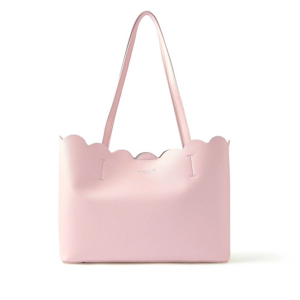 pink tote bag