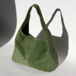 suede tote bag