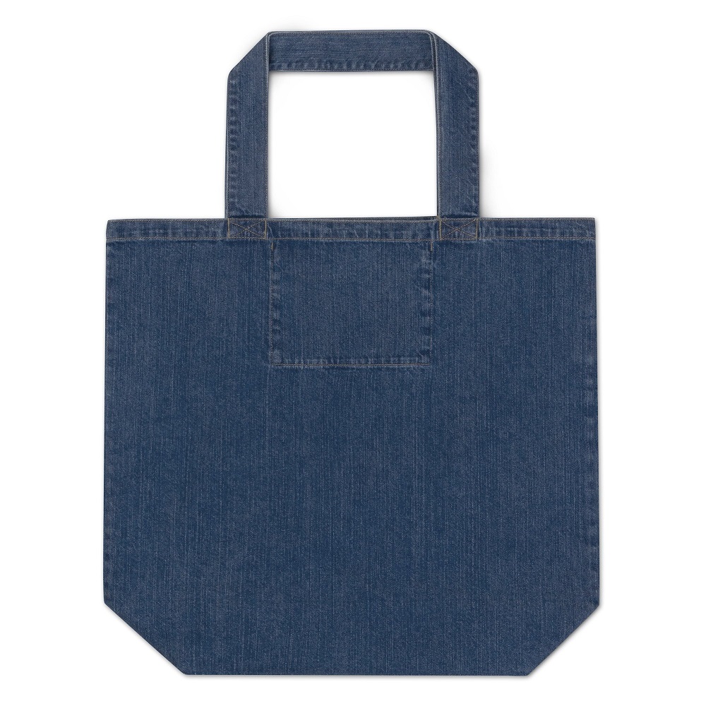 denim tote bag
