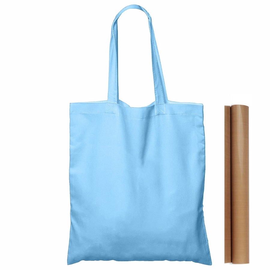 blue tote bag