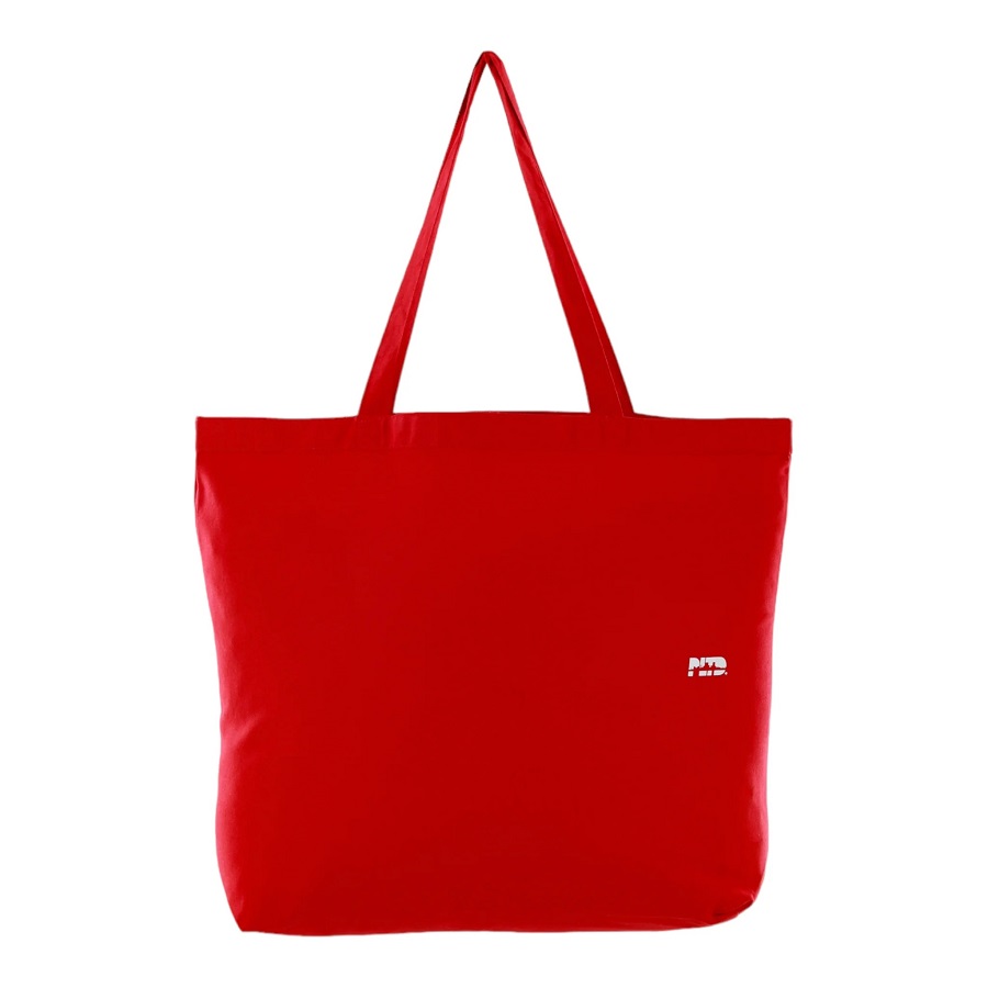 red tote bag