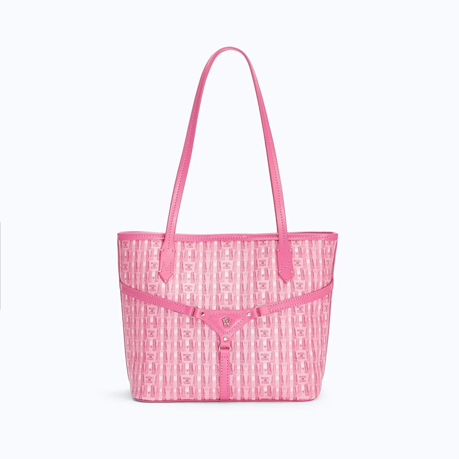 the tote bag pink
