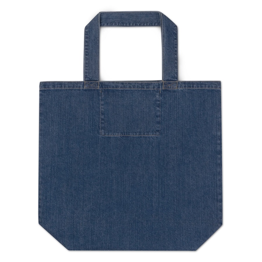 blue tote bag
