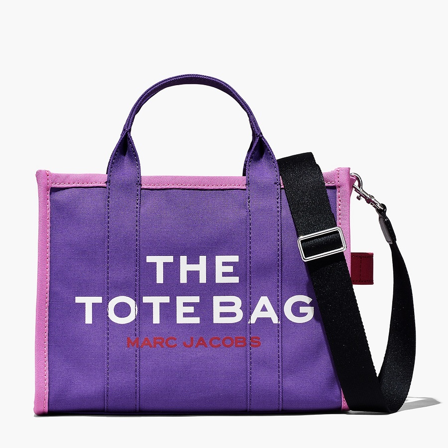 purple marc jacobs tote bag