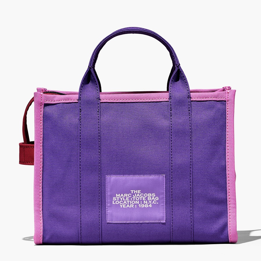 purple marc jacobs tote bag
