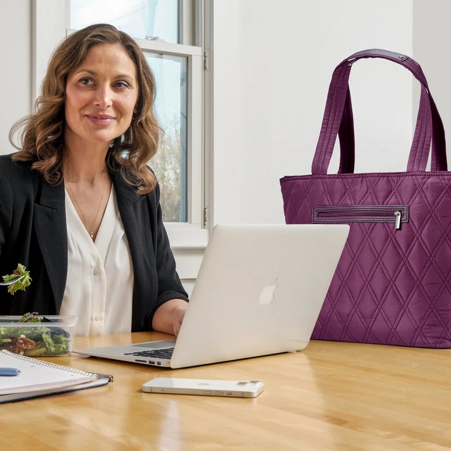 Purple Tote Bag